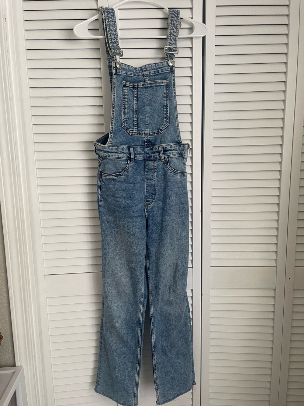 H&M Light Blue Denim Overalls Jumpsuit - Picture 2 of 6